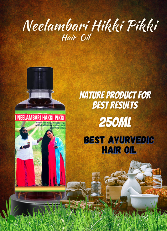 Neelambari Hikki Pikki  Hair Oil (For Hair fall and Regrowth)